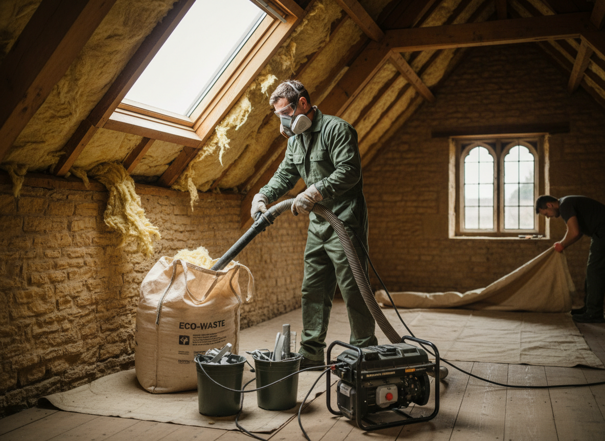 Environmentally Friendly Insulation Removal in Bath, Somerset